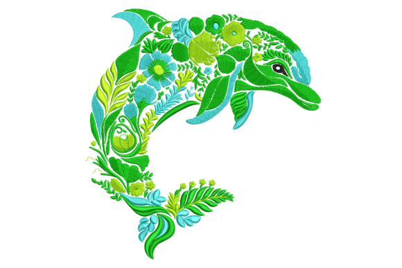 Floral Dolphin Embroidery Design Review